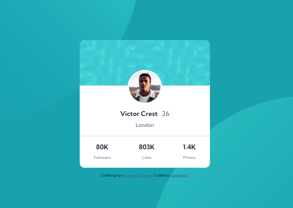 profile card component